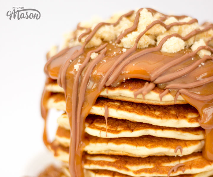 How to Make the Best Millionaire's Shortbread Pancakes