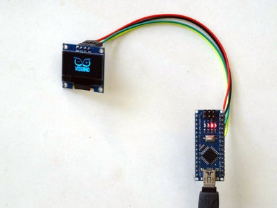 Arduino Nano: Bitmap Animation in SSD1306 I2C OLED Display With Visuino ...