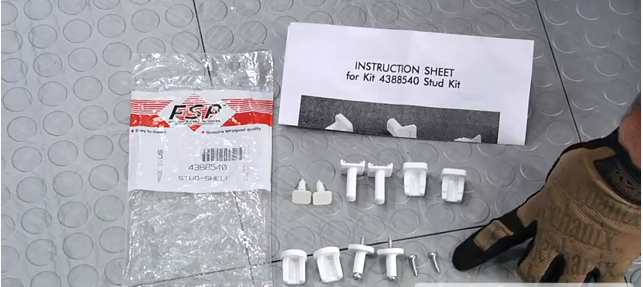 How to Replace a Refrigerator Shelf Support Kit