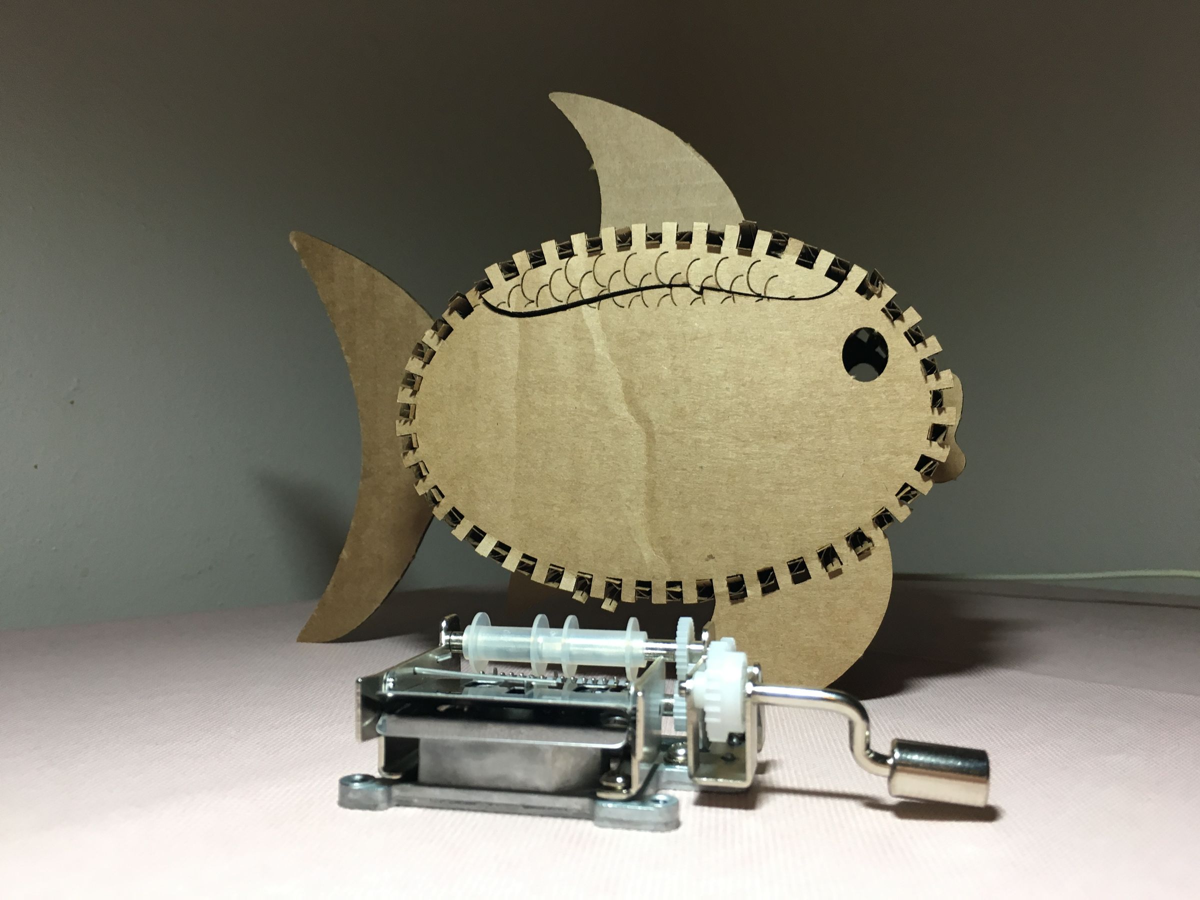 Laser Cut Fish Music Box 5 Steps Instructables