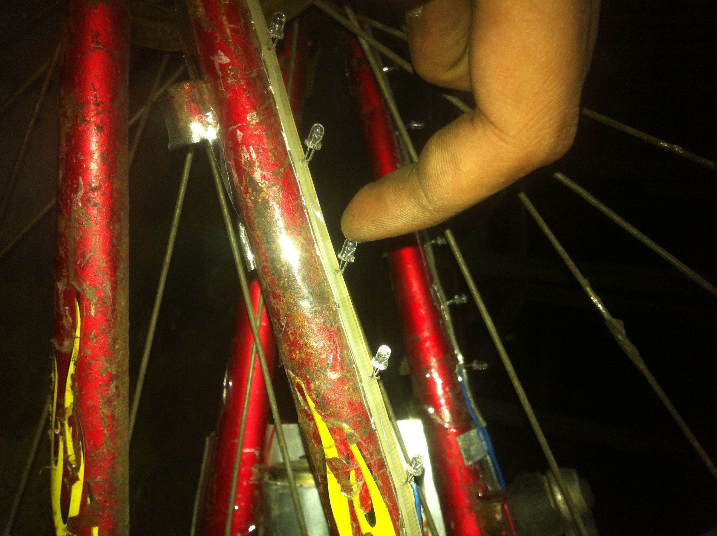 Led Bicycle Safety Lights(pedal Powered) Under 10 8 Steps