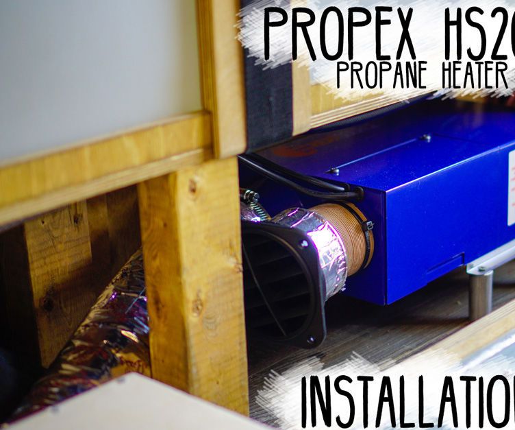 How to Install a Propex HS2000 Heater in a Camper Van Conversion