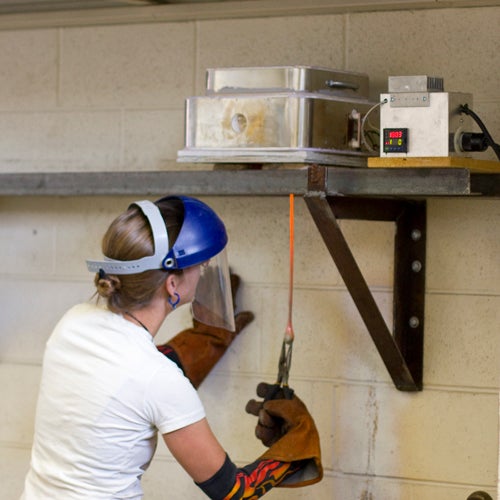 How to Do a Vitrigraph Pull or How to Play With Molten Glass 14