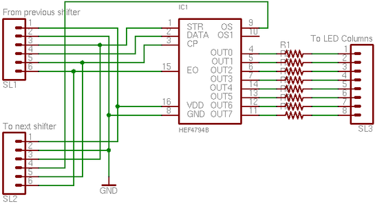 LED Matrix Using Shift Registers : 7 Steps (with Pictures) - Instructables