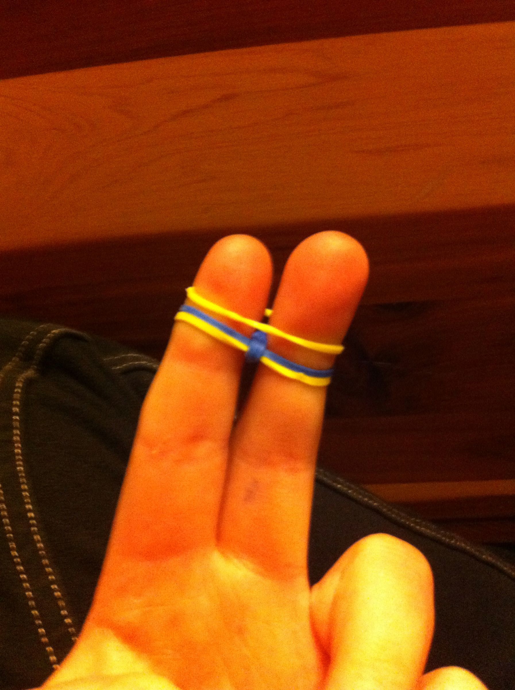 Rubber Band Bracelet Without Loom 6 Steps Instructables