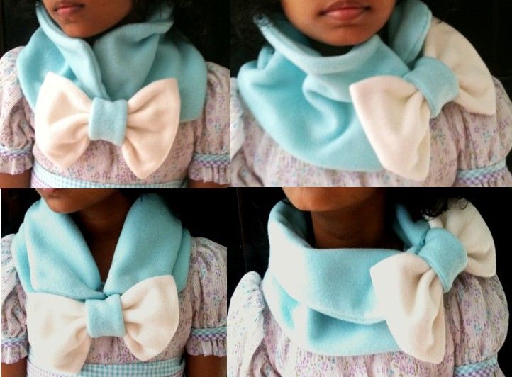 Chunky Bow Neck Warmer