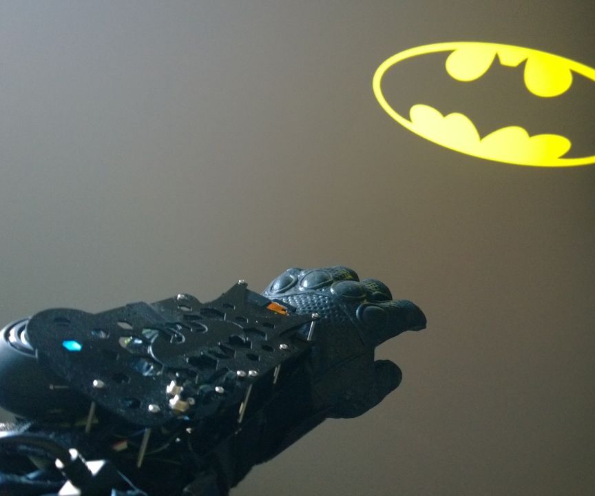 Batkid Tech #3: Wrist-Projector Communicator