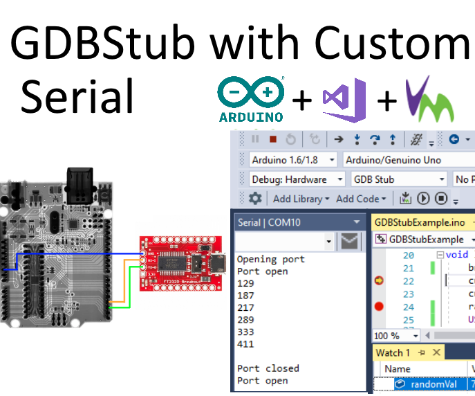 GDBStub Debugging With Serial
