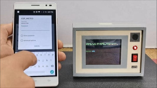Advanced ESP32 Internet Weather Station With 5 Day Forecast : 9 Steps ... Circuit Diagram