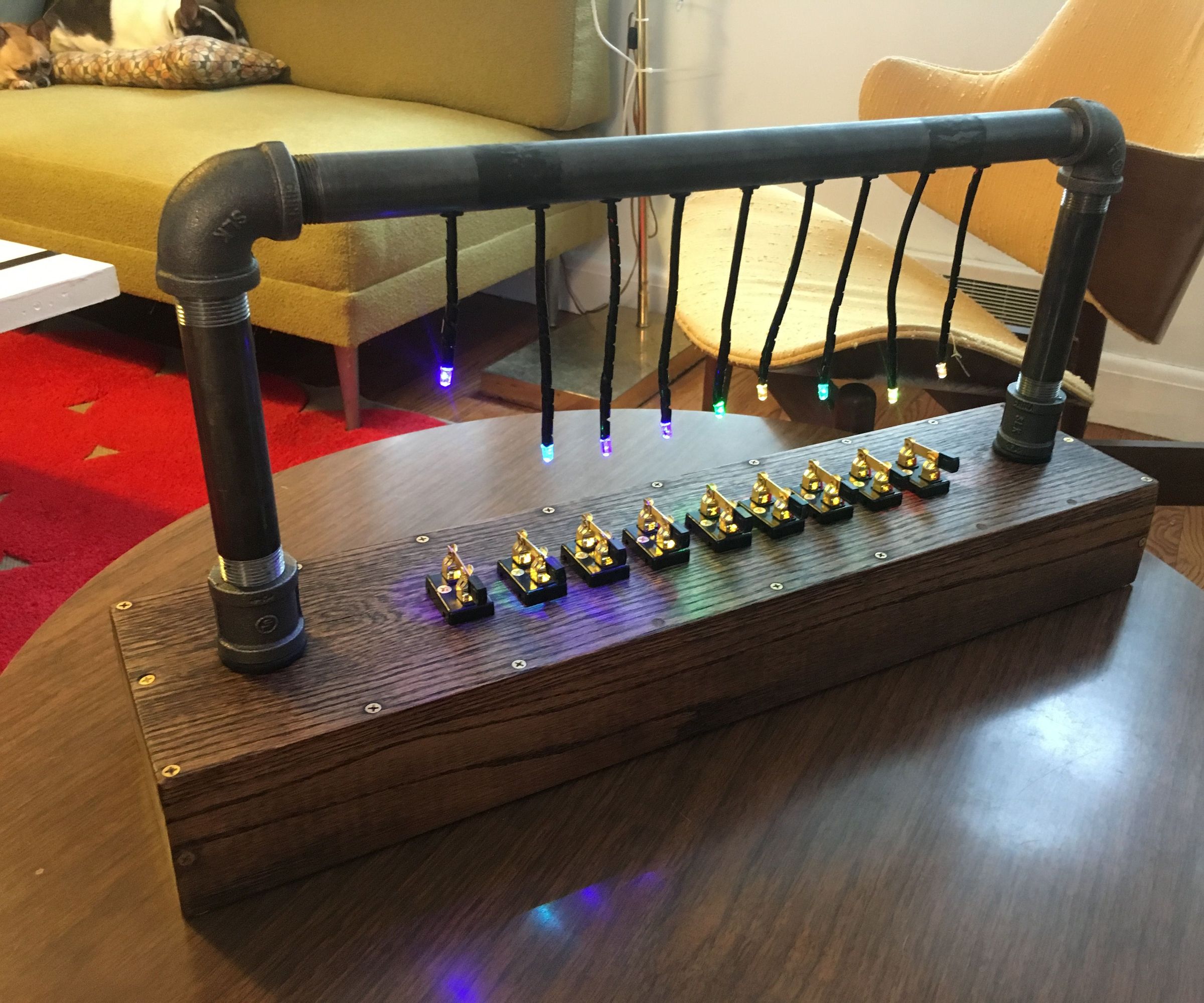 LED Pipe Menorah