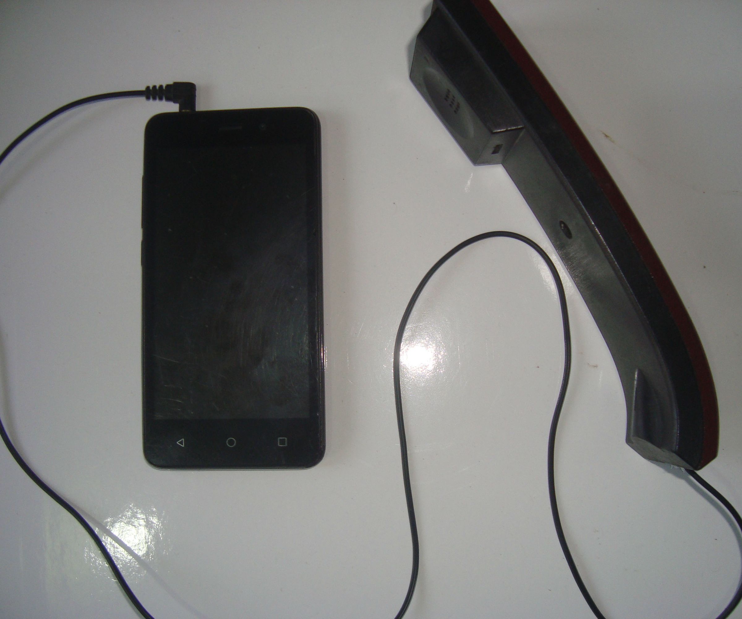 Telephone Receiver to Headphone