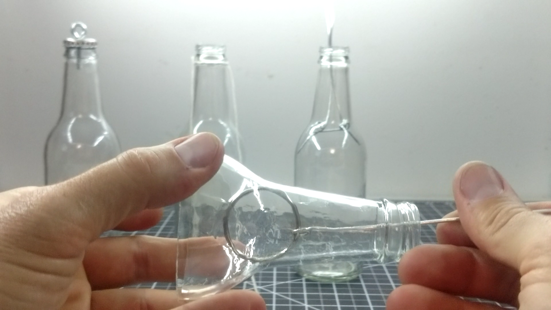 Hang a Glass Bottle 4 Ways 6 Steps Instructables