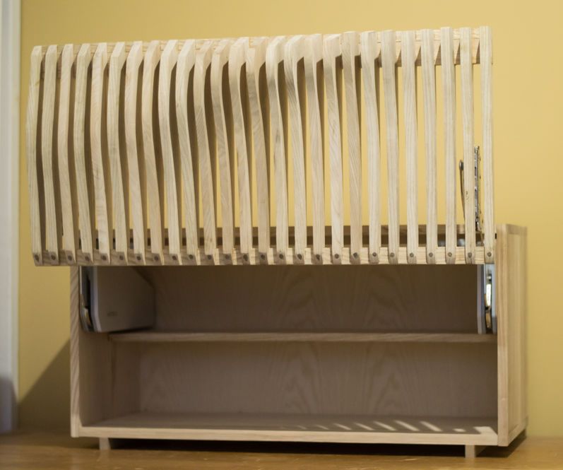 Parametric Media Console - Using Locally Sourced Timber 