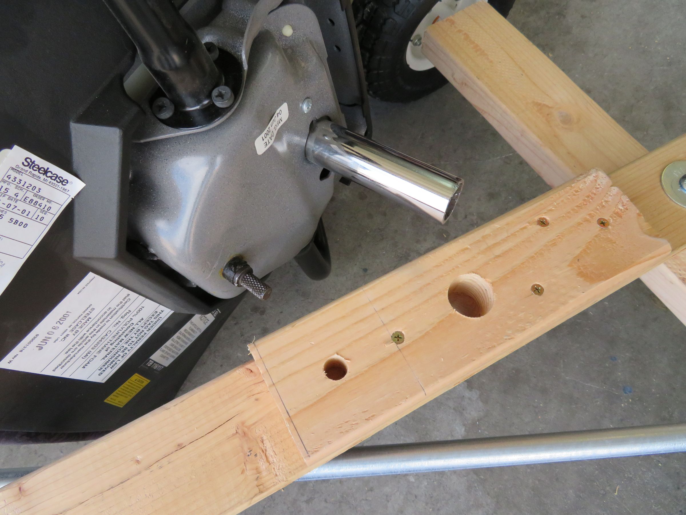 Office Chair Racer With Articulated Steering : 13 Steps (with Pictures ...