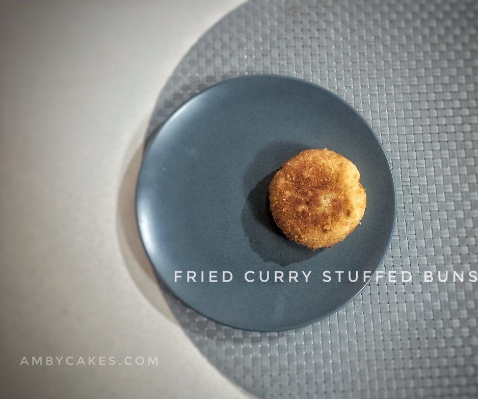 Fried Curry Stuffed Buns