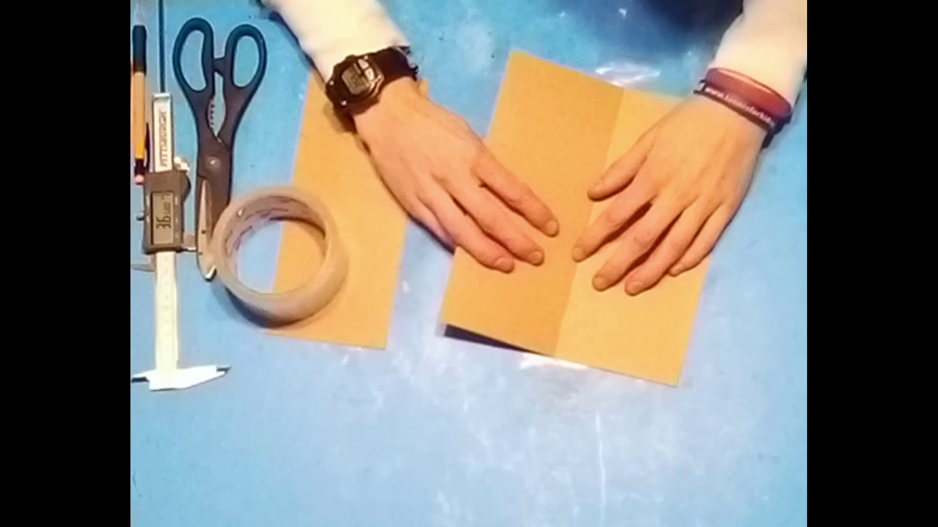 DIY Trifold Paper Folding Guide 3 Steps Instructables