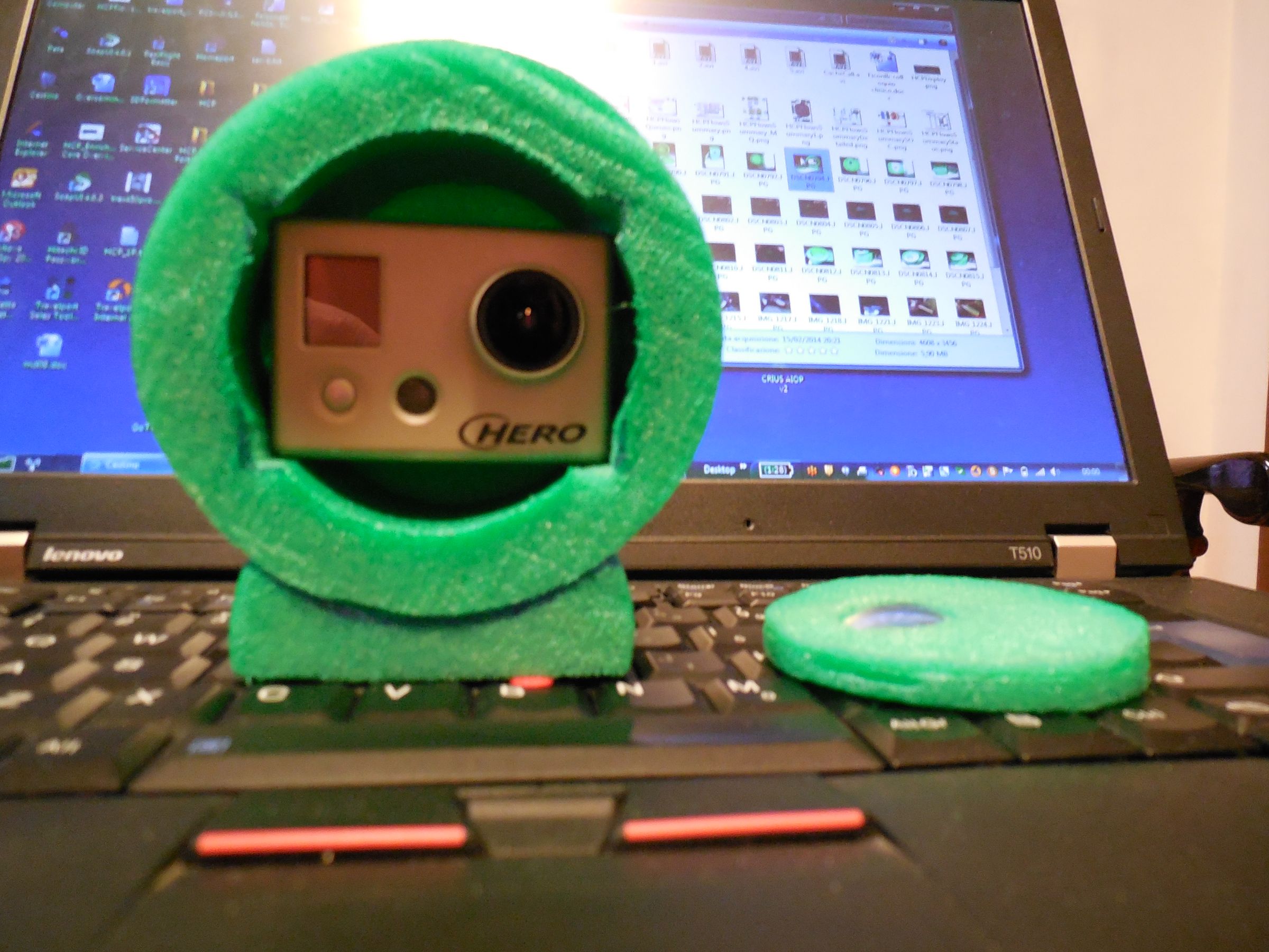 GoPro soft case for RC flying models