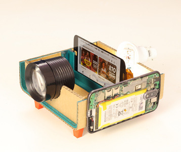 Projector Using Old Smartphones