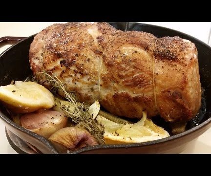 Pork Roast With Fennel & Shallots