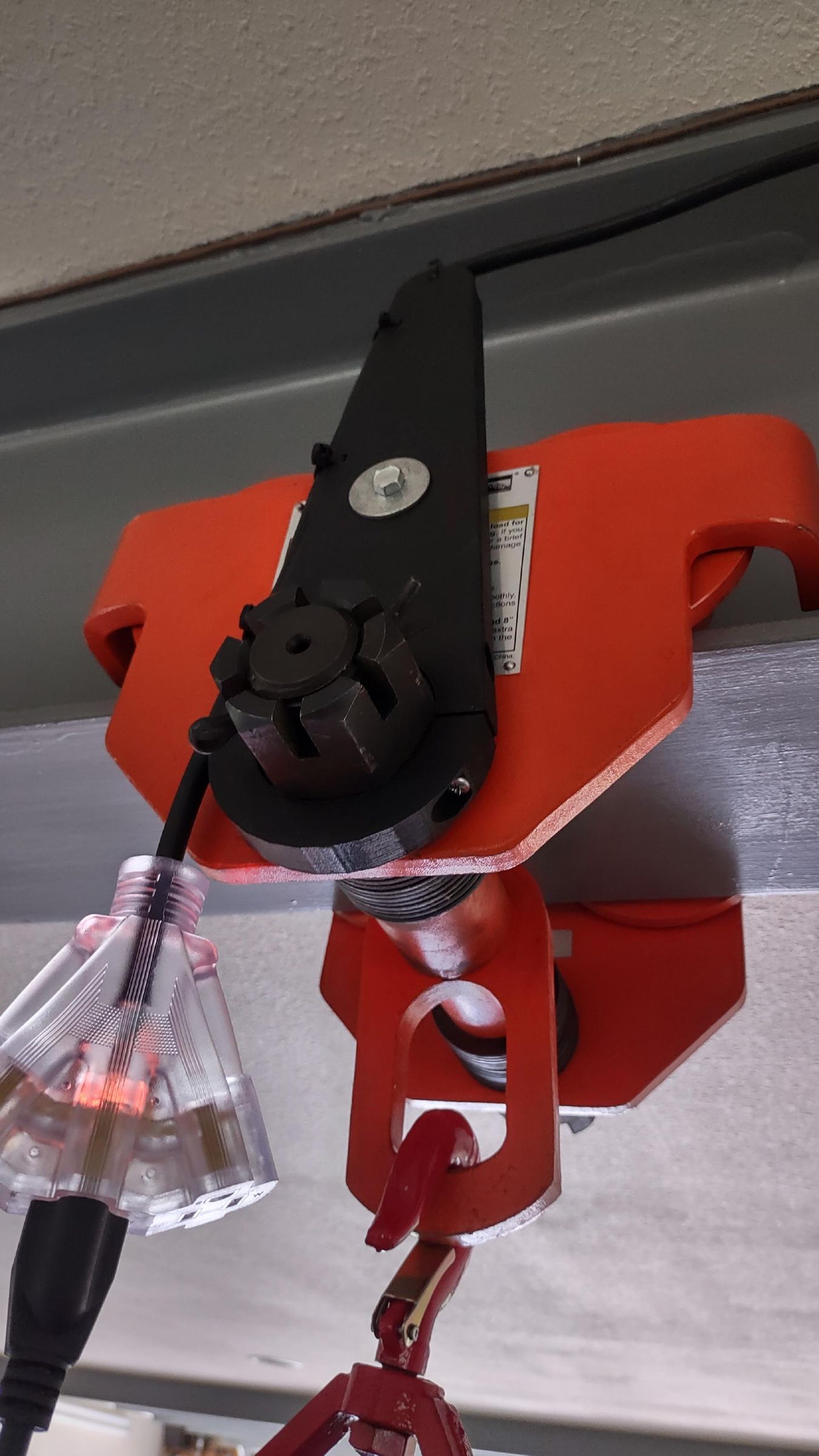 Power an Electric Hoist on a Trolley