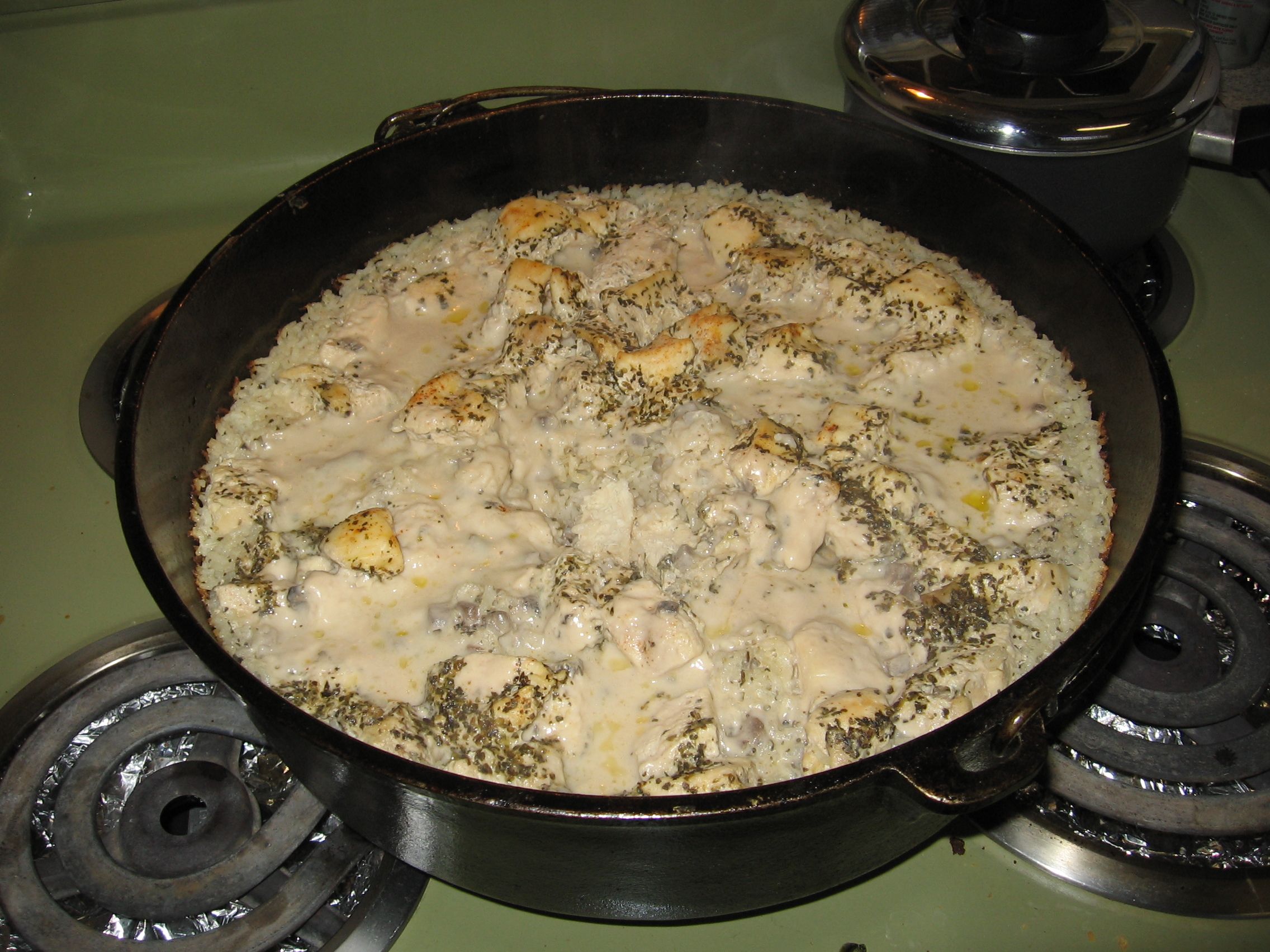 Dutch Oven Chicken and Rice