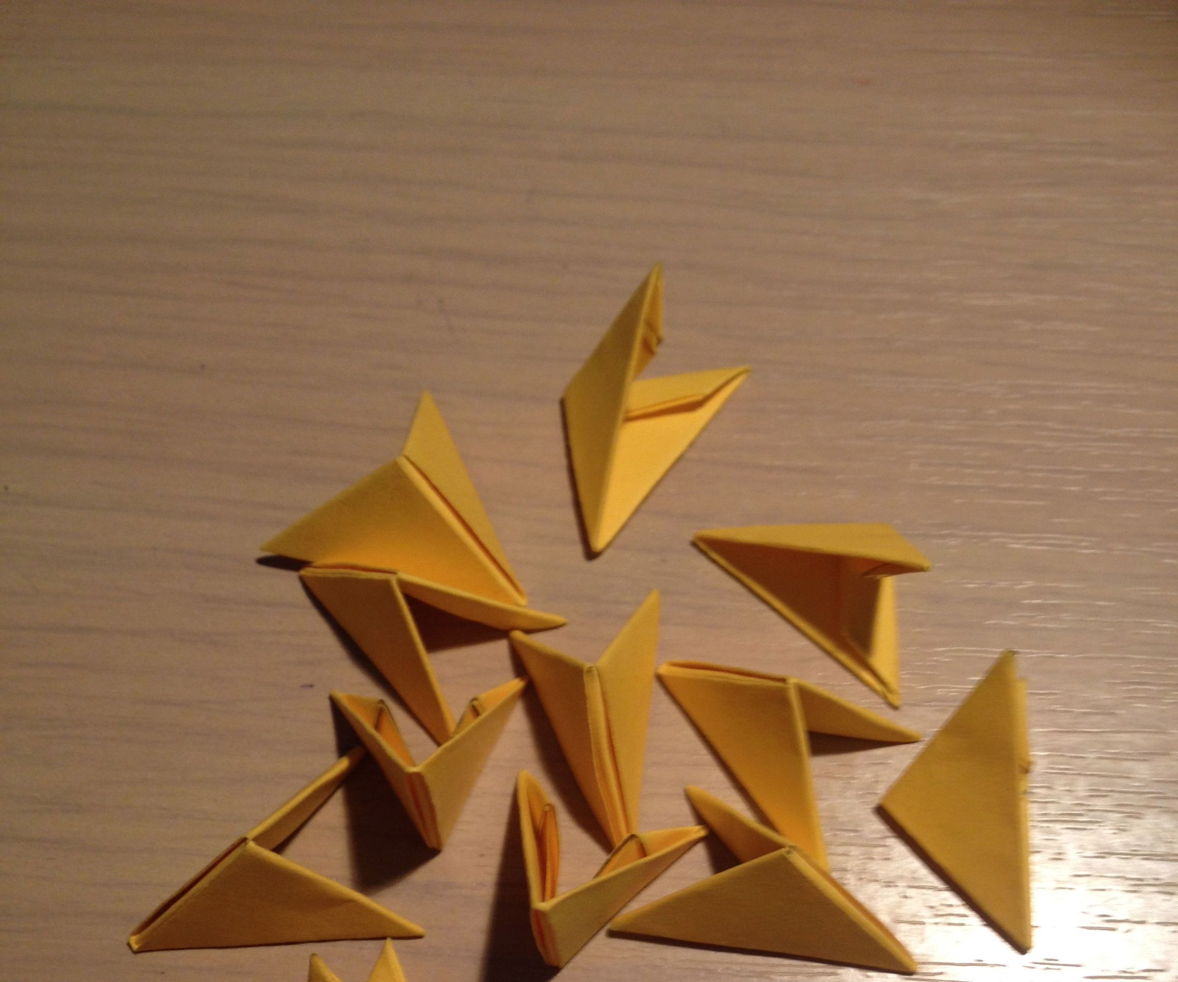 3D Origami Triangles