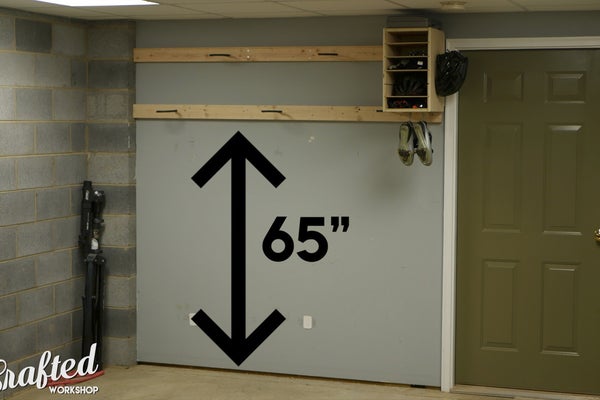 將 2x4 安裝在牆上