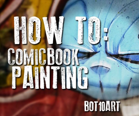 Comic Book Inspired Art Paintings
