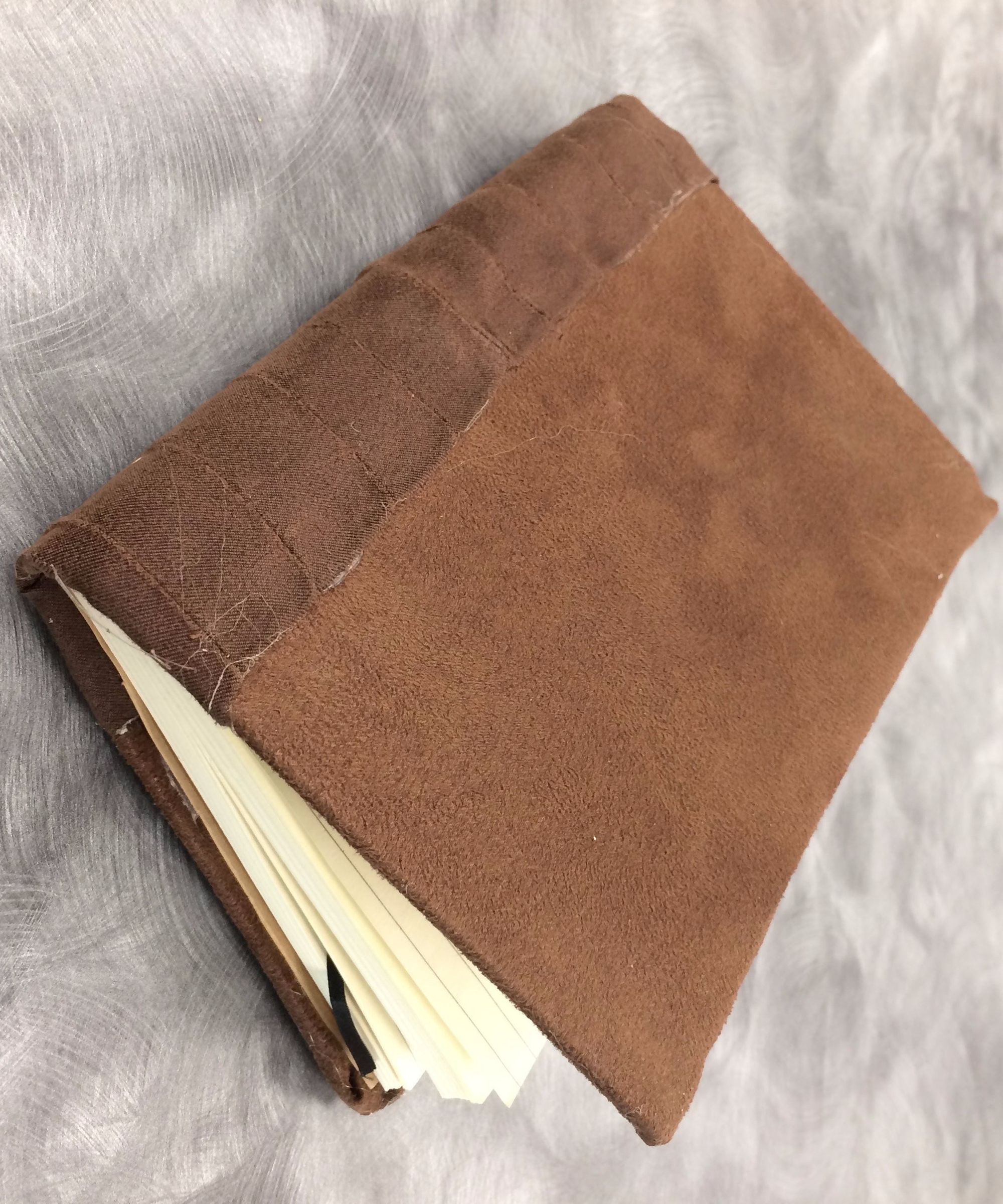 Easy Old-Fashioned Notebook - No Sewing Required
