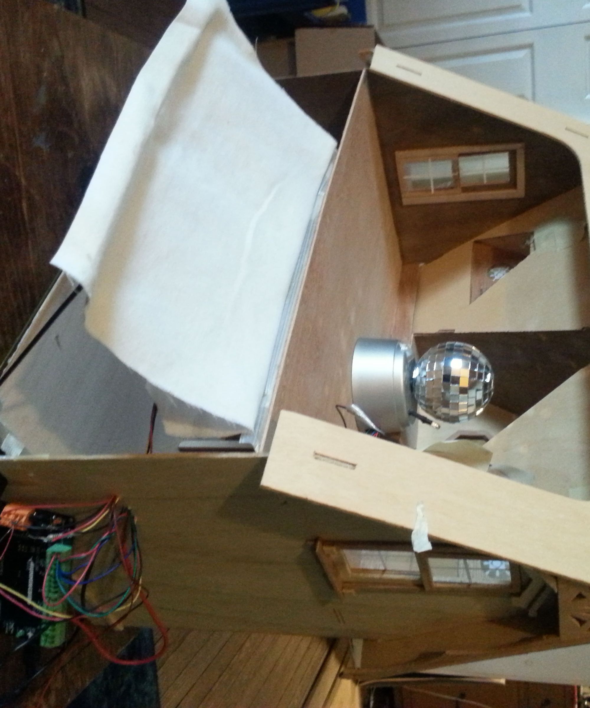 Solar Powered Miniature Smart House