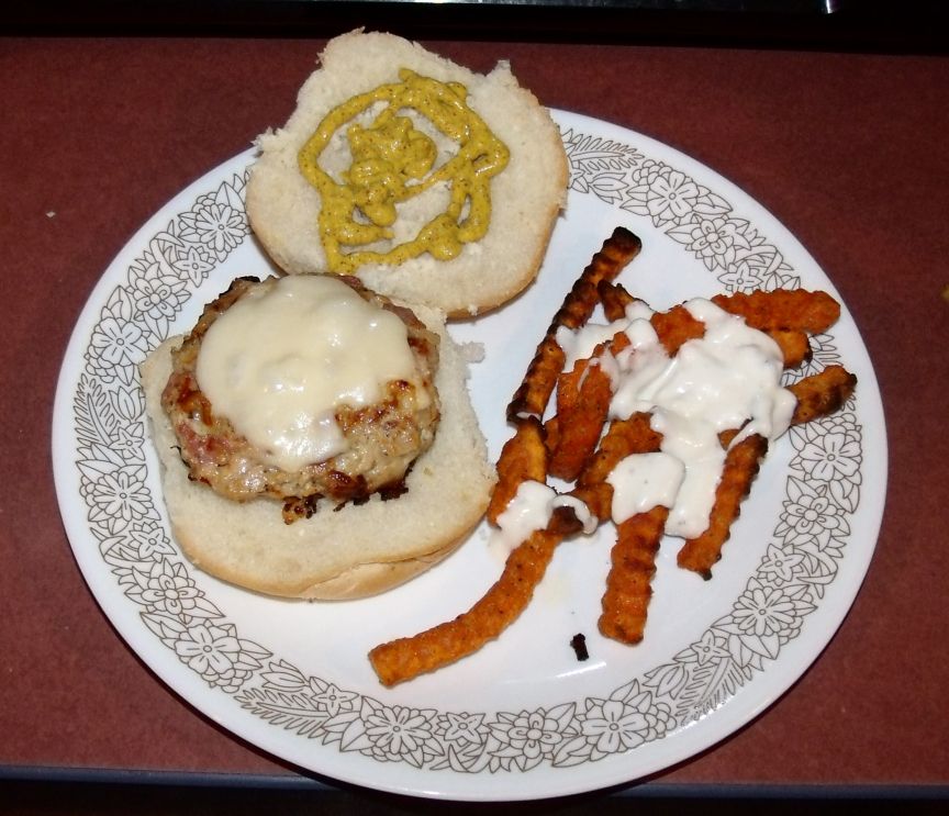 Chicken Cordon Bleu Burger