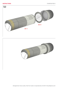 Starfighter-X Star Wars Inspired Paper Model