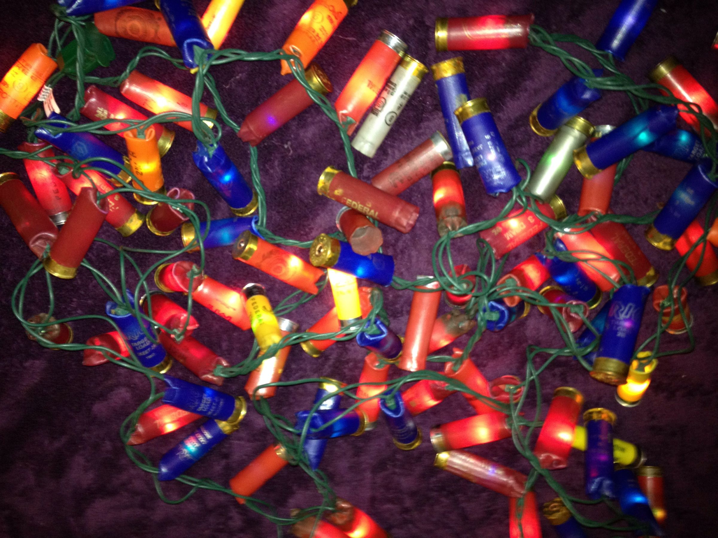 Shotgun Shell Christmas Lights!