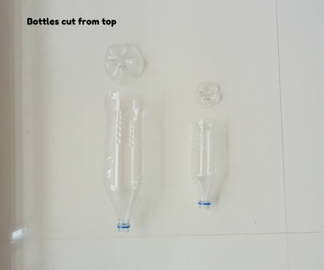 Cut Both Bottles From Base Side