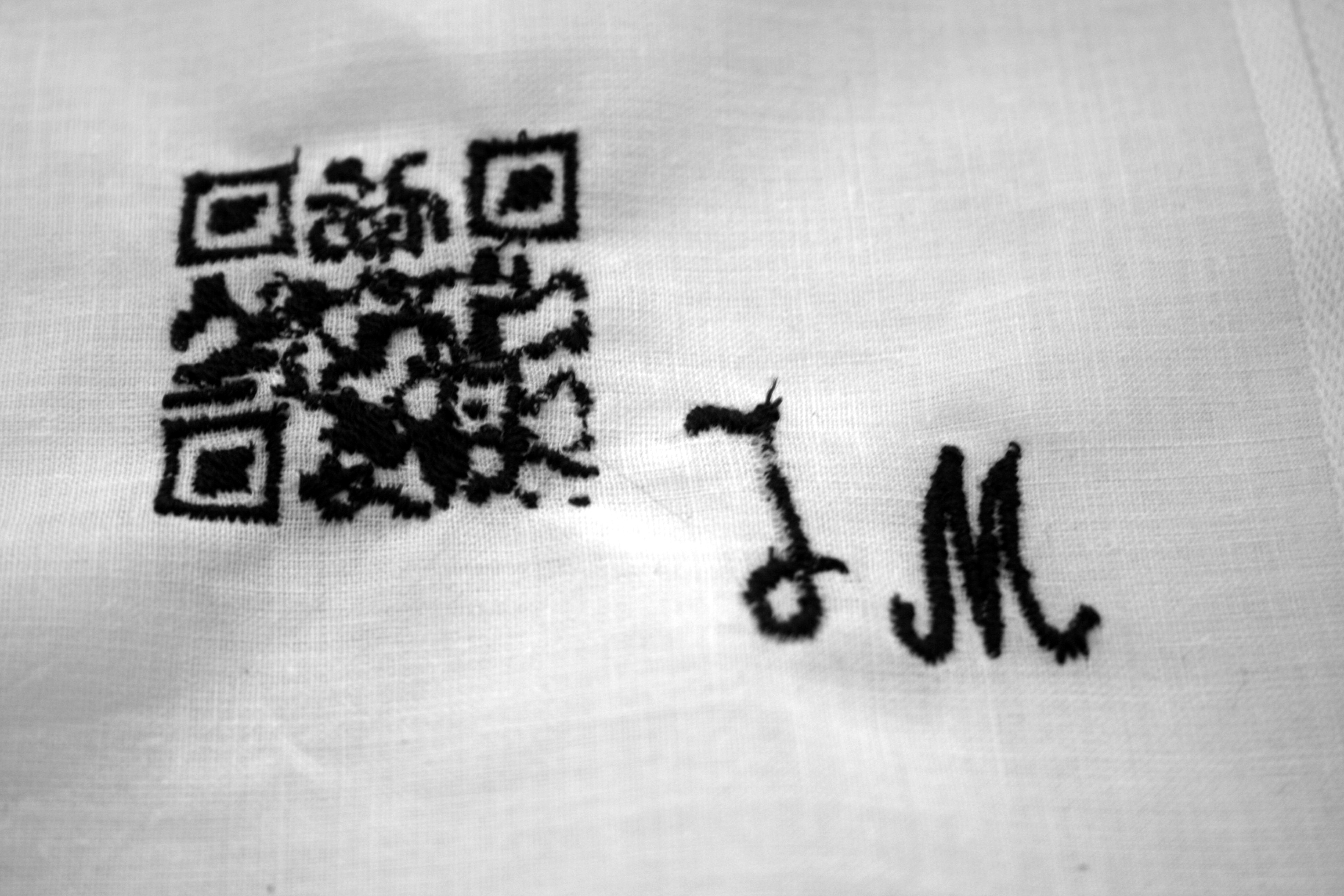 CNC Embroidery: Modern Monogram