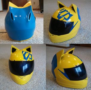 Celty Cosplay Helmet Modification