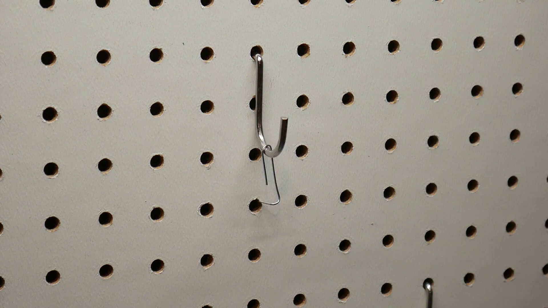 Keep Pegboard Hooks From Falling Out, How to Quickly Secure Any