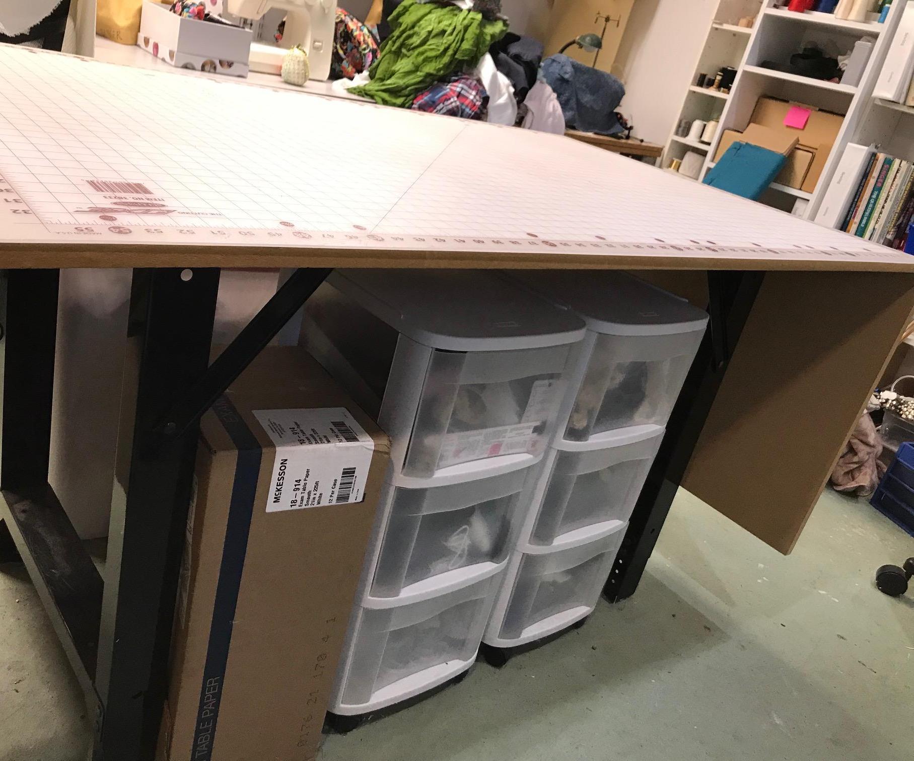 Sewing Room Cutting Table 4 Steps Instructables