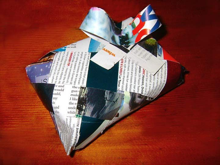 Recycled Gift Wrapping 5 Steps Instructables