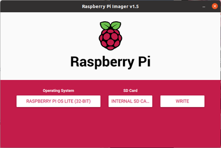 ​Installing the OS on the SD Card