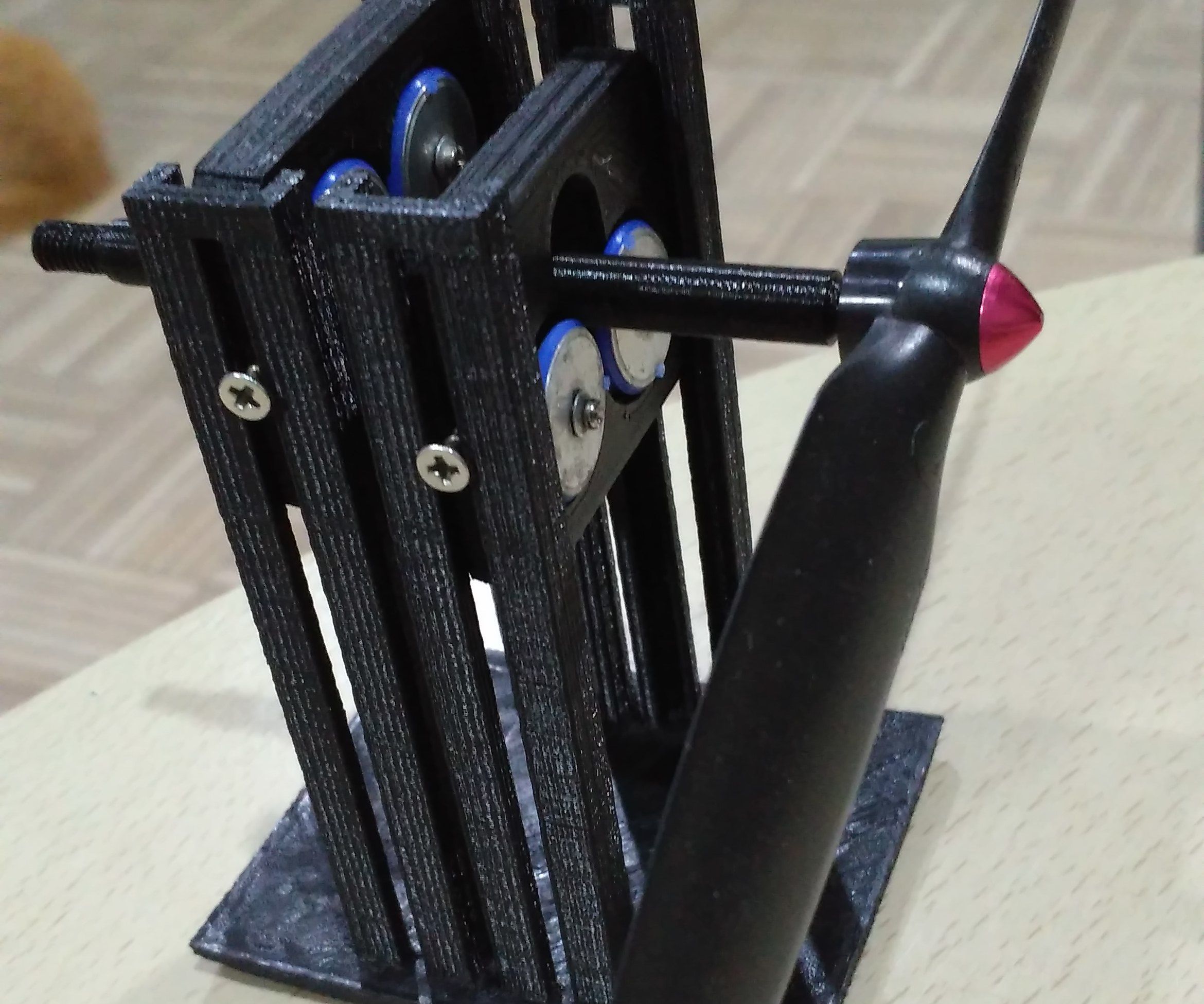 Balancer Tools for Self Tightening Propeller (using Unused Tamiya Rollers)