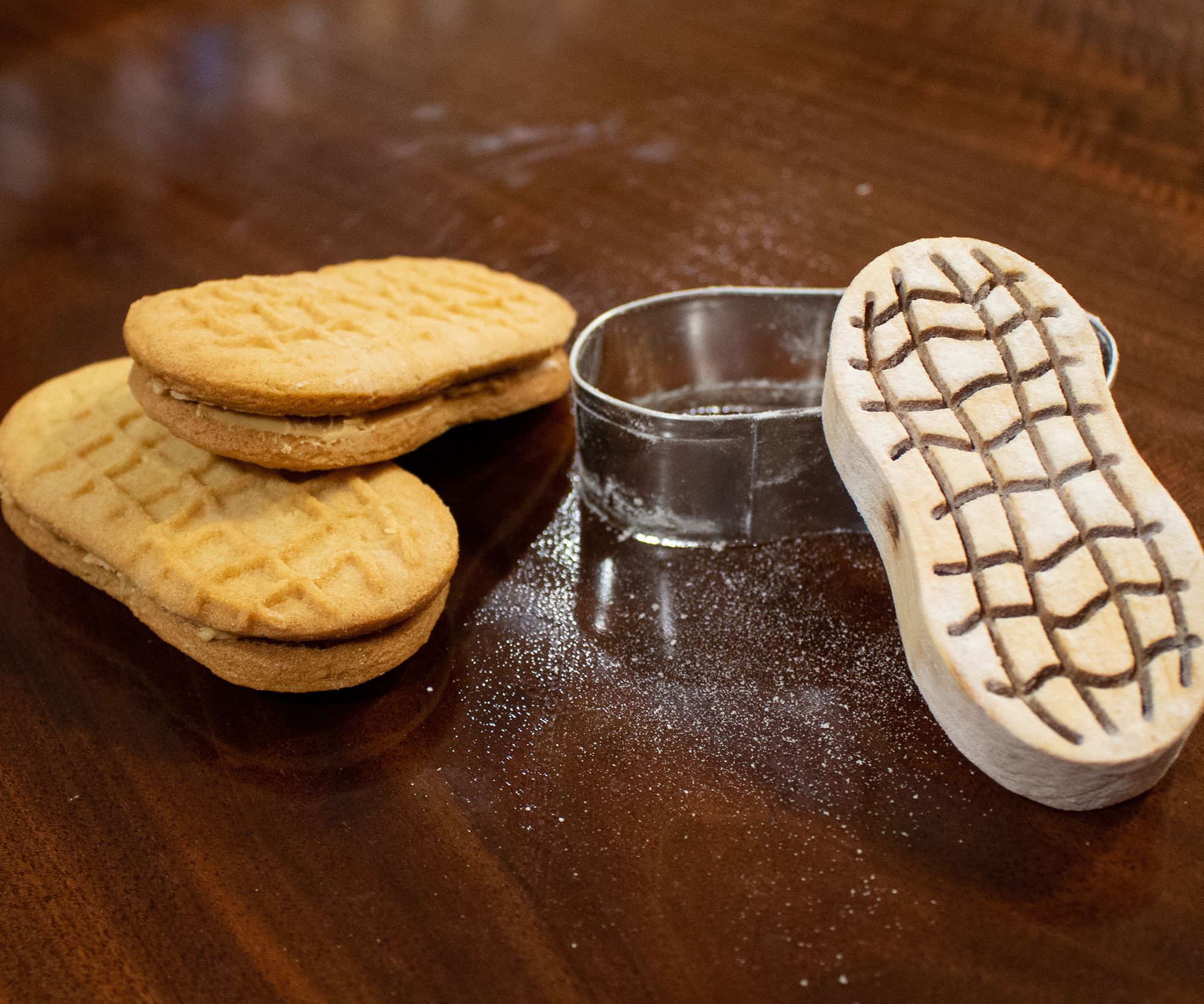 Making Homemade Nutter Butters With a Custom Cookie Stamp