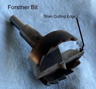 Sharpening Jig for Forstner Drill Bits