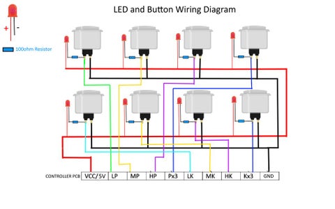 Add LEDs to Your Arcade Stick Sanwa Buttons! : 6 Steps (with Pictures