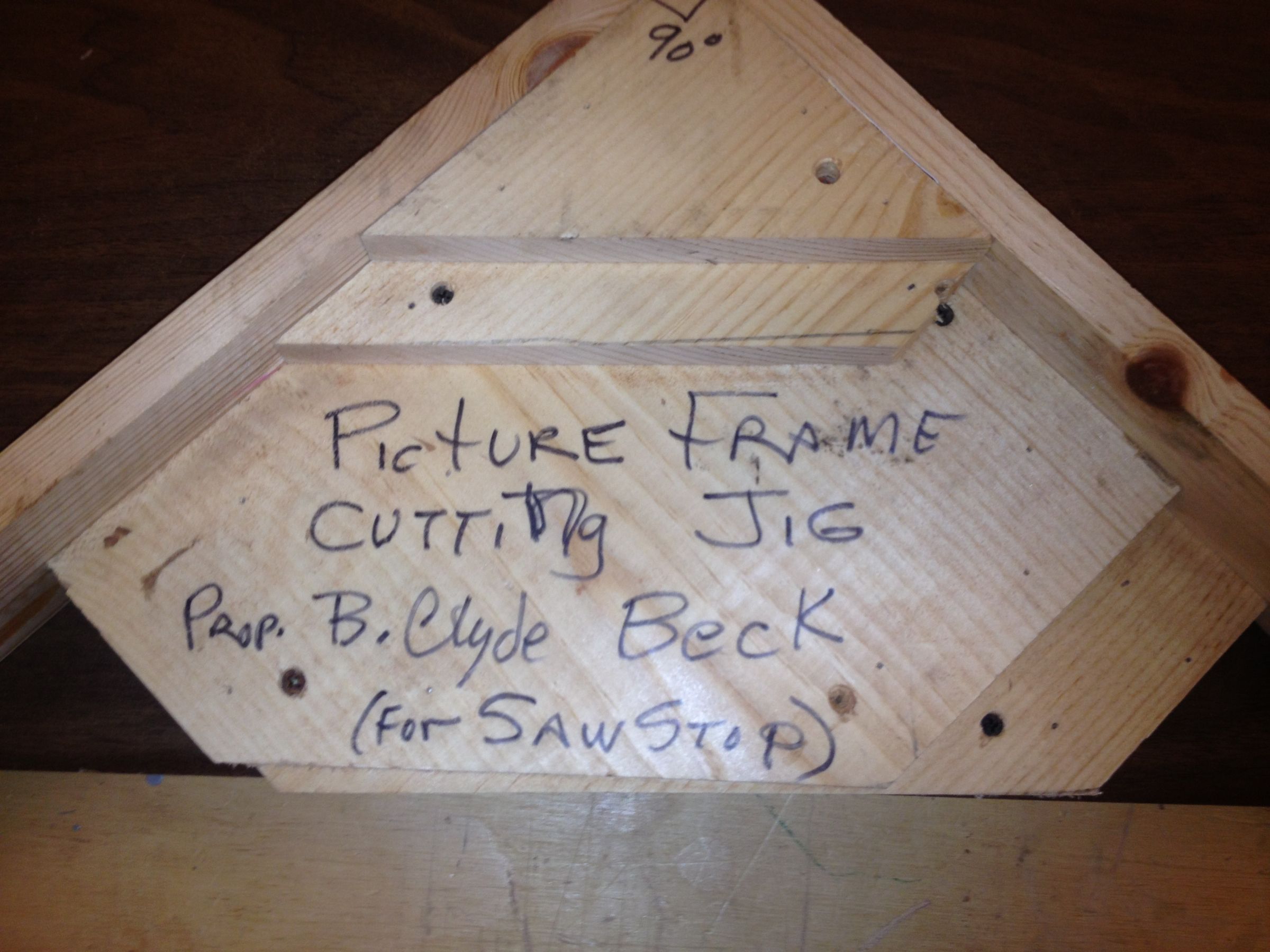 Picture Frame Jig for Table Saw 12 Steps Instructables