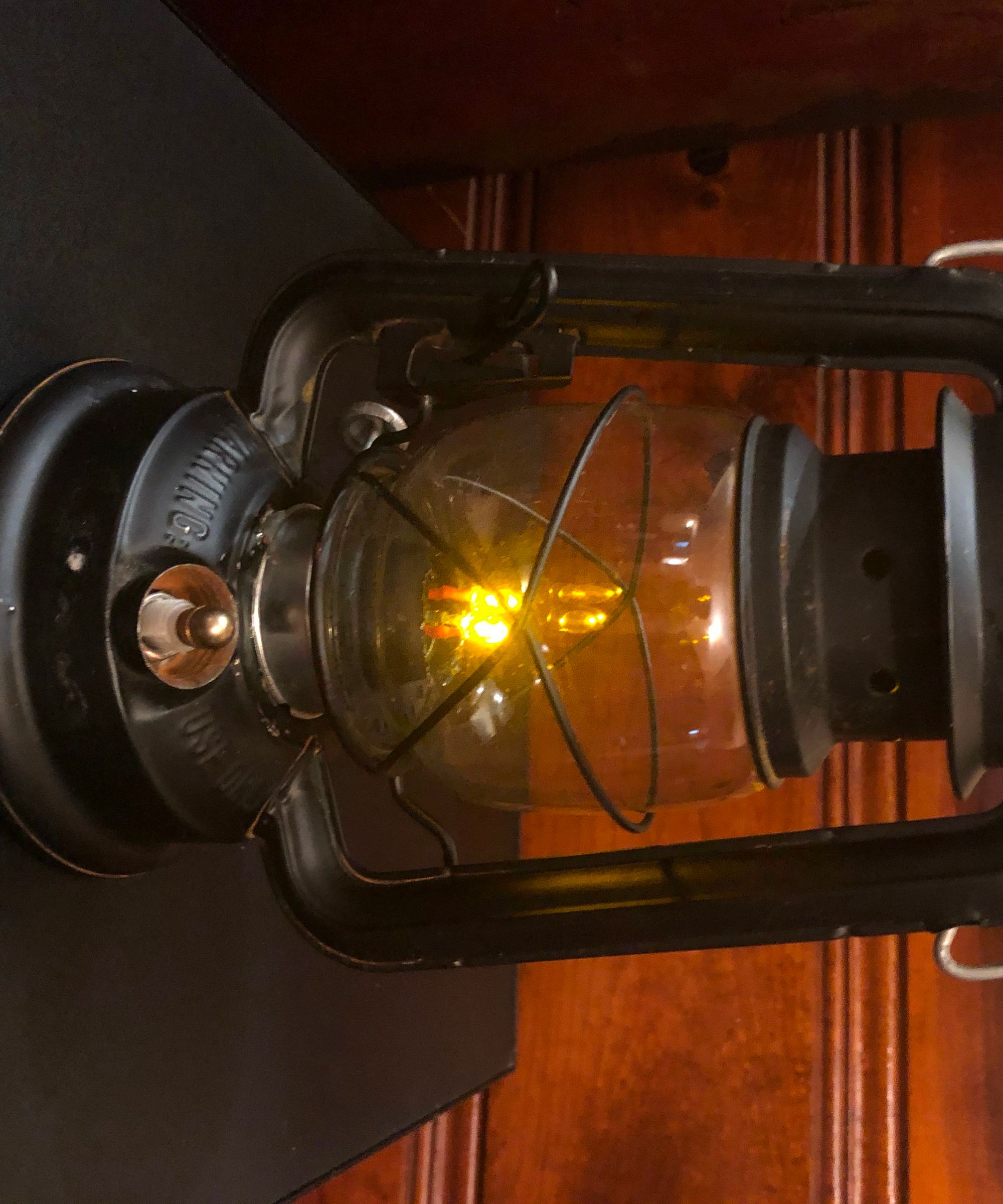Convert Lamp From Kerosene to Flaming LEDs