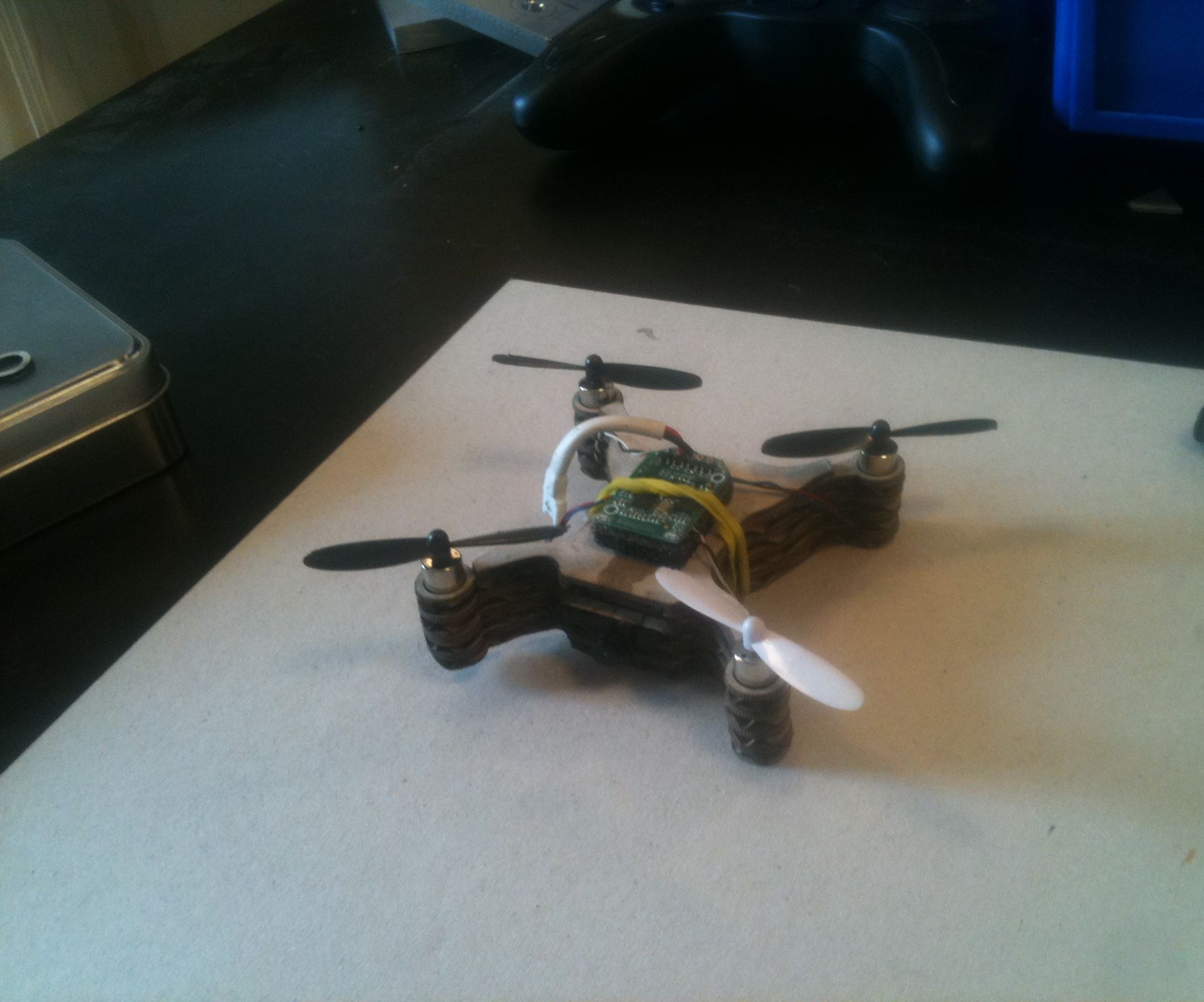 Mini Quad Rebuild on Laser Cutter( Hubsan X4 )