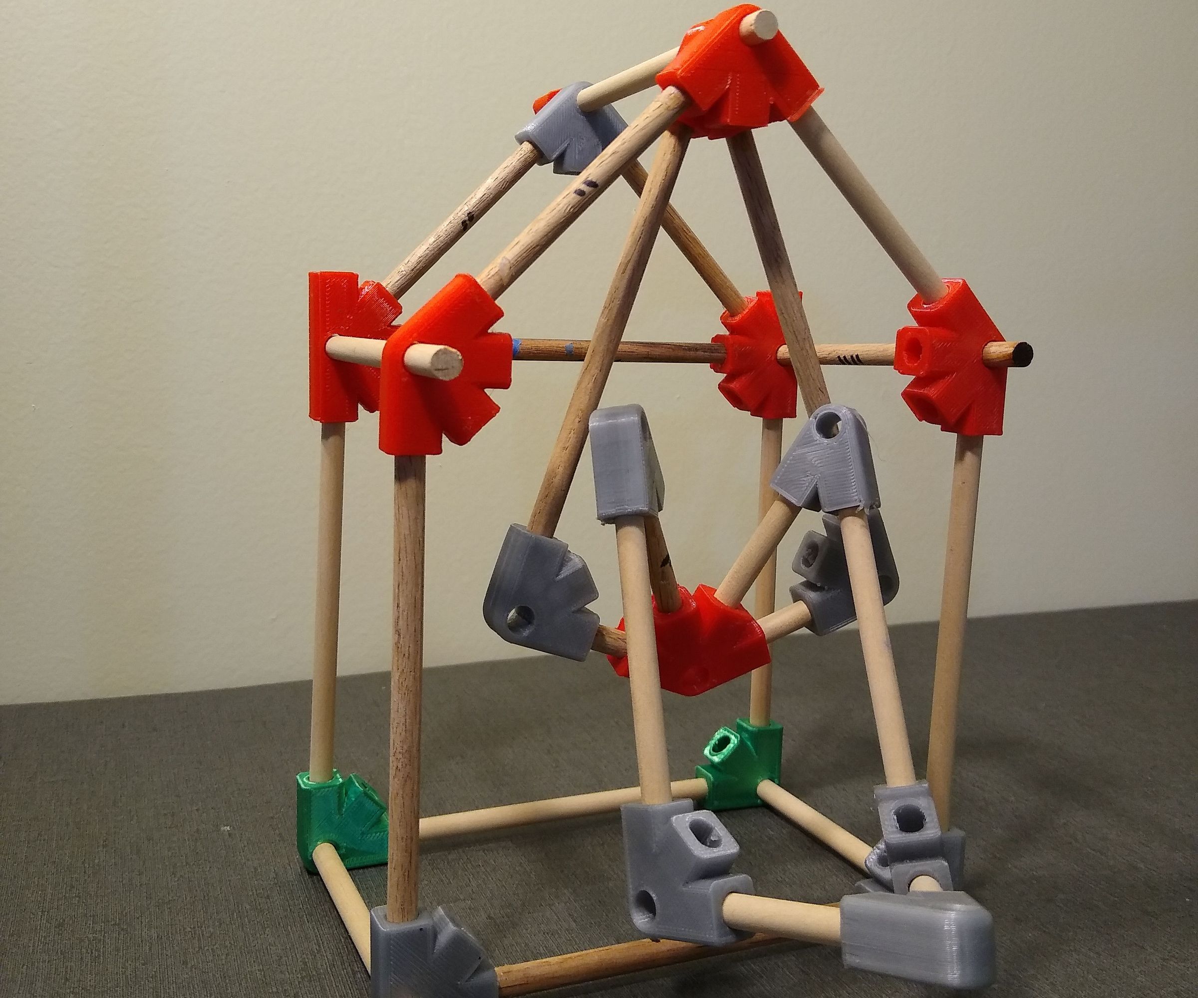 3D Printed Dowel Connectors