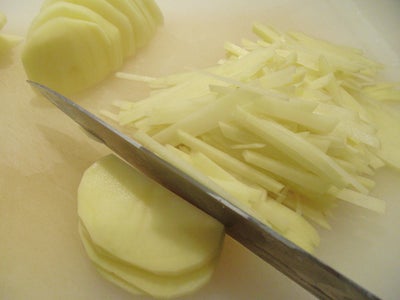 Making Fried Potato Bed