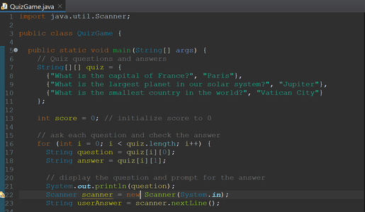 Java Quiz Game : 11 Steps - Instructables
